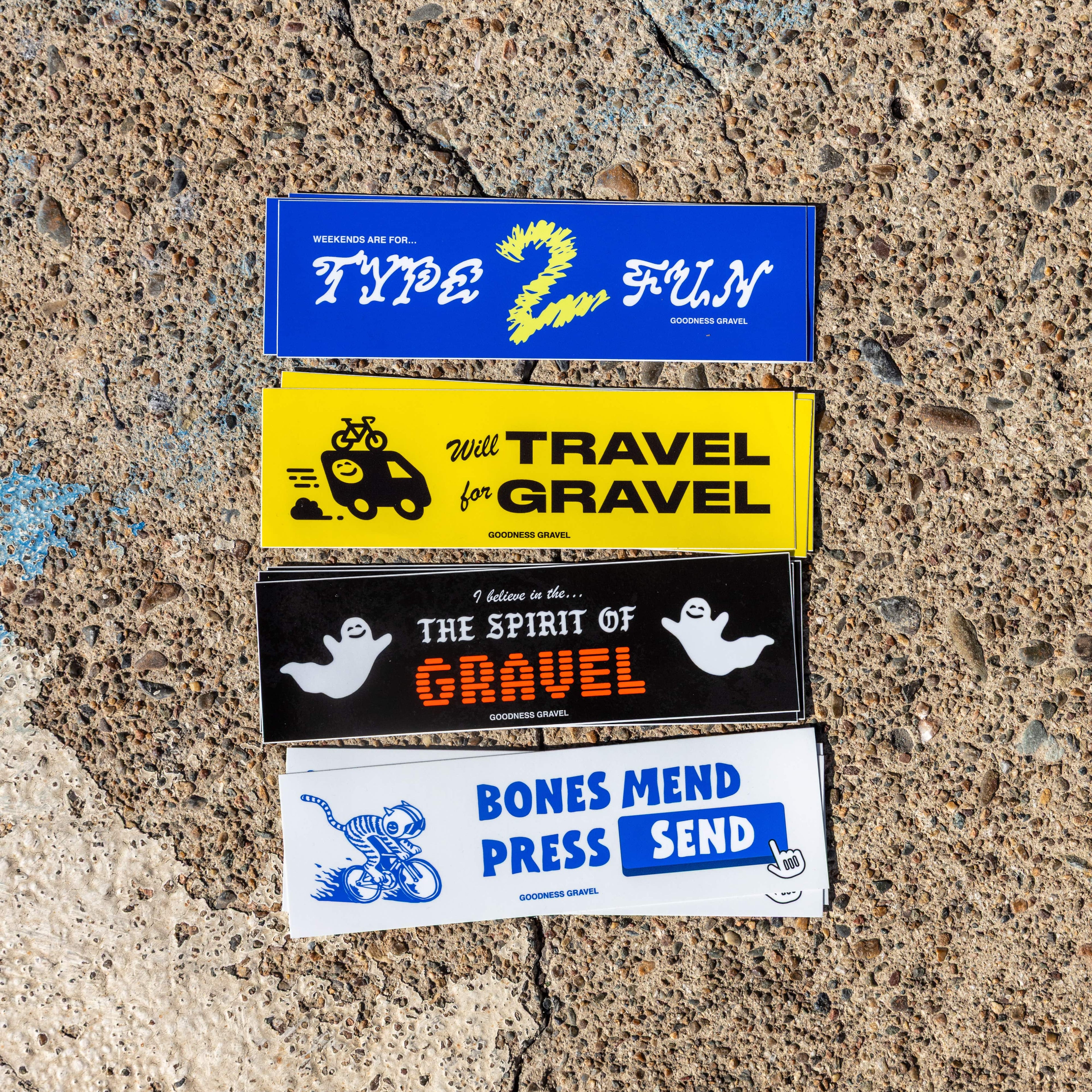 Bumper Sticker Set